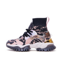 Sneaker Multipatch Lazy Black Pink - Joia Paris 8606 - immagine 2