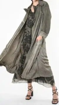 Trench cotone e viscosa - immagine 6