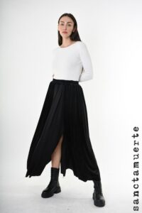 Gonna velluto e viscosa