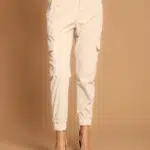Easy Cargo pantalone cargo donna in velluto costa francia relaxed fit