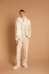 Helena blazer donna in jersey grigio melange - immagine 4