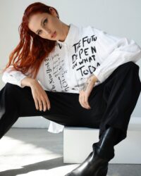 camicia GIOVANNA GUGLIELMI con scritte a mano - immagine 5