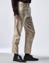Pantaloni affusolati in raso - immagine 3