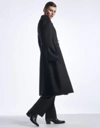 Cappotto in lana e cashmere con cintura - immagine 2