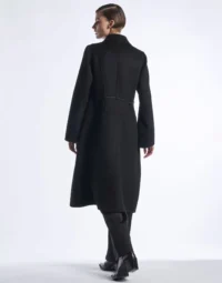 Cappotto in lana e cashmere con cintura - immagine 3