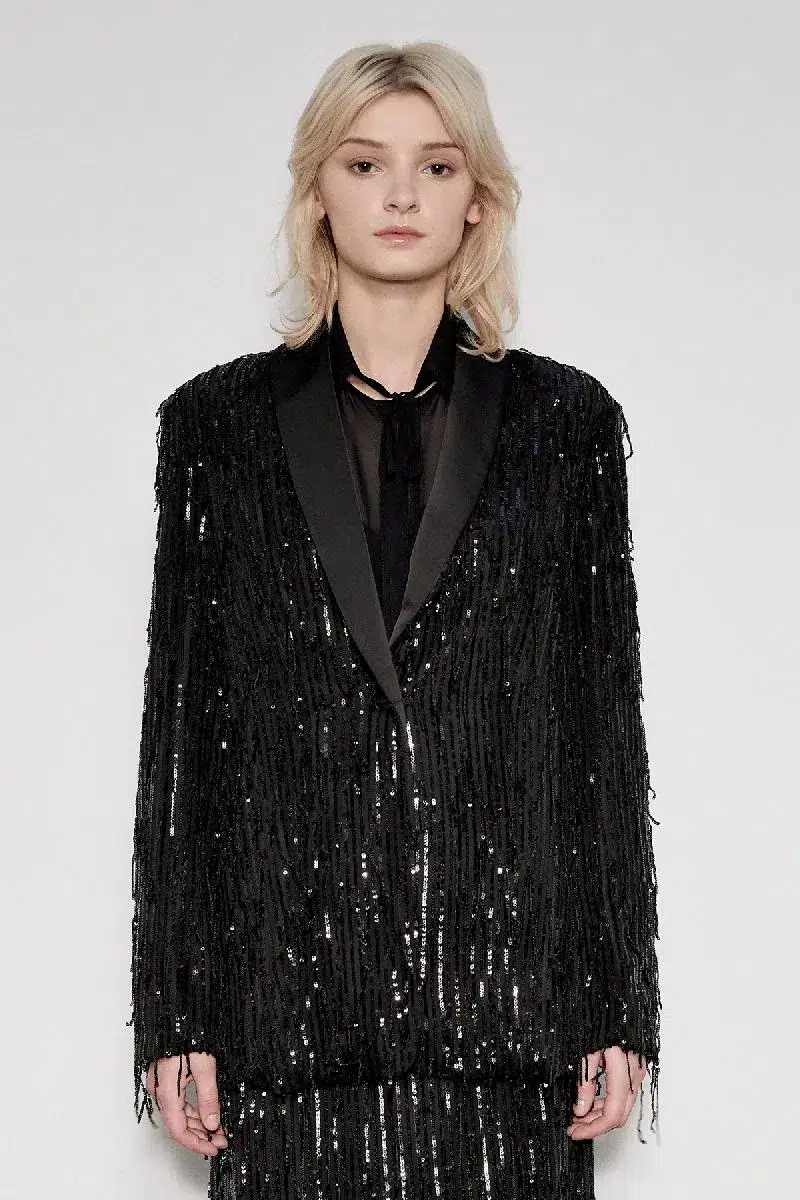 M4IHH0 giacca in paillettes MEIMEIJ Blazer - immagine 1