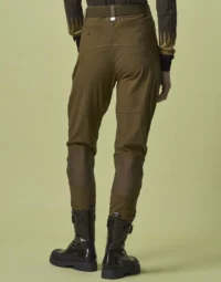 Pantaloni kaki jodhpurs con gamba arricciata - immagine 3