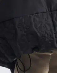 Parka bomber nero - immagine 5