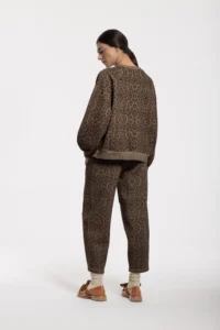 Pantalone jogging Front Street in felpa maculata - immagine 2