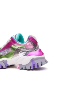 Sneaker Juice Green Violet Pink 8301 - immagine 2