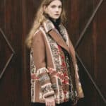 Cappotto corto Caban Romantic con patch