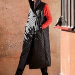 Gilet trapuntato con cappuccio SOKO NI INAI