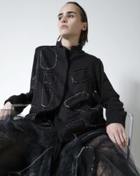 Giacca in felpa Tadashi con bolle - immagine 4