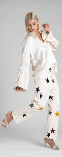 jeans Rossano Perini stelle multicolor - immagine 2