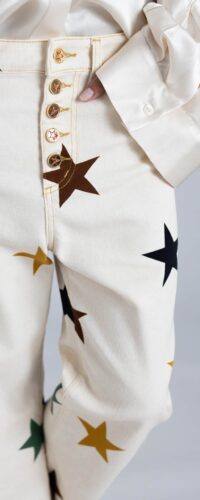 jeans Rossano Perini stelle multicolor - immagine 3