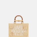 BUTTERFLY MINI TOTE CANVAS CREAM RUE MADAM