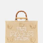 BUTTERFLY TOTE CANVAS CREAM RUE MADAM