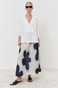 BLUSA MEIMEIJ SCOLLO V - immagine 2