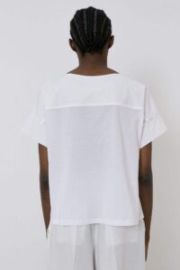 TSHIRT MEIMEIJ CON FIORI APPLICATI TASCHE - immagine 4