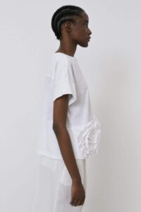 TSHIRT MEIMEIJ CON FIORI APPLICATI TASCHE - immagine 3