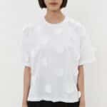 T-SHIRT MEIMEIJ CON BALLS DI STOFFA APPLICATE