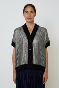 CARDIGAN MEIMEIJ RETE SPALMATA