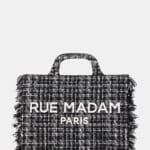 AVENUE TOTE TWEED BLACK RUE MADAM