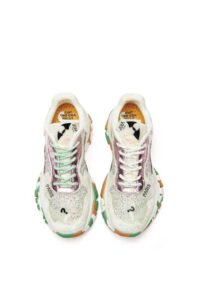 SNEAKERS JOIA CELEBRITY BEIGE GREEN 1010 - immagine 4