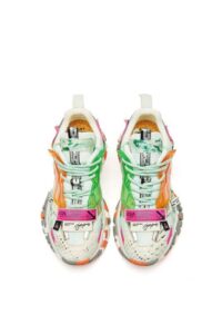 SNEAKERS JOIA LEGION ORANGE GREEN 1028 - immagine 4
