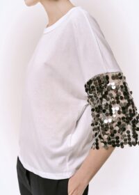 TSHIRT BRANDUNIQUE PAILLETTES - immagine 3