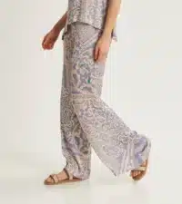 PANTALONE PALAZZO STAMPATO ALESSIA SANTI - immagine 6