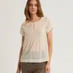 BLUSA IN COTONE RICAMATO ALESSIA SANTI