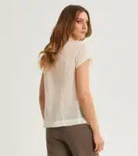 BLUSA IN COTONE RICAMATO ALESSIA SANTI - immagine 5