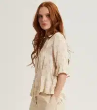 CAMICIA IN VISCOSA FLOREALE ALESSIA SANTI - immagine 2