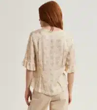 CAMICIA IN VISCOSA FLOREALE ALESSIA SANTI - immagine 3