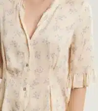 CAMICIA IN VISCOSA FLOREALE ALESSIA SANTI - immagine 4