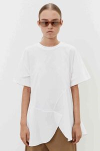 TSHIRT AVVITATA CON BALZE DI COTONE MEIMEIJ