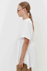 TSHIRT AVVITATA CON BALZE DI COTONE MEIMEIJ - immagine 3