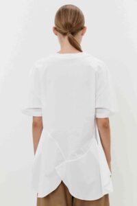 TSHIRT AVVITATA CON BALZE DI COTONE MEIMEIJ - immagine 4