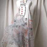 SPOLVERINO IN FELPA DIPINTO E RICAMATO A MANO TADASHI