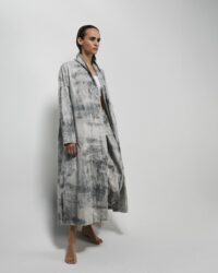 SPOLVERINO IN COTONE CON RICAMI ZIG ZAG TADASHI