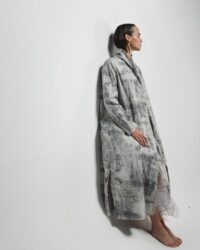 SPOLVERINO IN COTONE CON RICAMI ZIG ZAG TADASHI - immagine 2