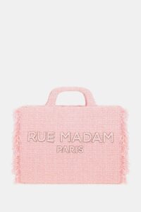 AVENUE TOTE TWEED PINK