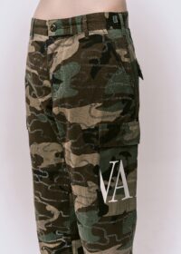 PANTALONE CAMOUFLAGE VINTAGE FAKE STRASS