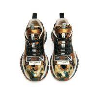 SNEAKERS LEGION BLACK BROWN 2077 JOIA PARIS - immagine 6
