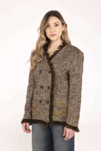 GIACCA FRONT STREET HARRINGBONE TWEED - immagine 2