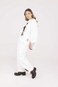 PANTA FELPA FRONT STREET EMBROIDERED POPEYE - immagine 3