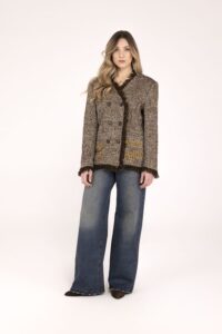 GIACCA FRONT STREET HARRINGBONE TWEED - immagine 4