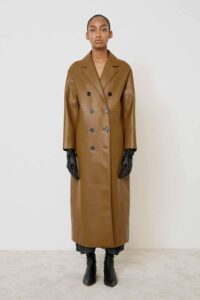 CAPPOTTO DOPPIOPETTO ECOPELLE MEIMEIJ
