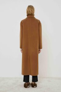 CAPPOTTO MEIMEIJ DOPPIOPETTO LANA CON IMPUNTURE A MANO - immagine 3